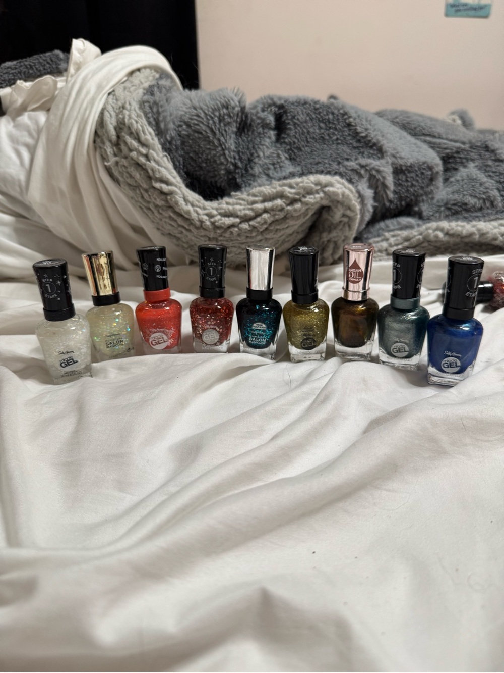 Assorted Sally Hanson Nail Polish Bundle
